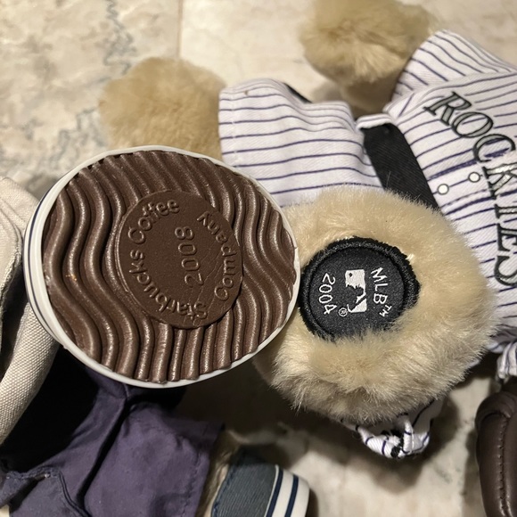 New Two Starbucks Colorado Bearista Bears 2004 & 2008 MLB Colorado Rockies - Picture 5 of 6